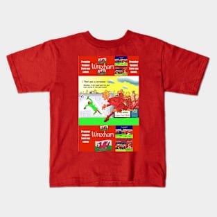 That was a screamer, Wrexham funny football/soccer sayings. Kids T-Shirt